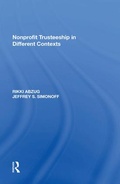 Cover: Nonprofit Trusteeship in Different Contexts - Routledge
