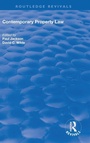 Cover: Contemporary Property Law - Routledge