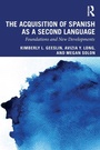 Cover: The Acquisition of Spanish as a Second Language - Routledge