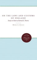 Cover: On the Laws and Customs of England - The University of North Carolina Press