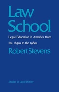 Cover: Law School - The University of North Carolina Press