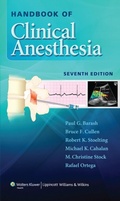 Cover: Handbook of Clinical Anesthesia - WOLTERS KLUWER HEALTH