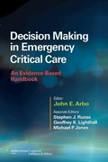 Cover: Decision Making in Emergency Critical Care - WOLTERS KLUWER HEALTH