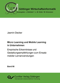 Enlarge image Cover: Micro Learning und Mobile Learning in Unternehmen - Cuvillier Verlag