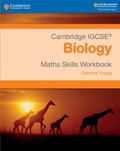 Cover: Cambridge IGCSE (R) Biology Maths Skills Workbook - Cambridge University Press