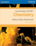 Cover: Cambridge IGCSE (R) Chemistry Maths Skills Workbook - Cambridge University Press