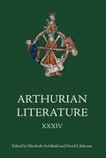 Cover: Arthurian Literature XXXIV - De Gruyter