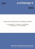 Cover: Subanalytic Sheaves and Sobolev Spaces - Societe mathematique de France