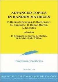 Enlarge image Cover: Advanced Topics in Random Matrices - Societe mathematique de France