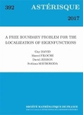 Cover: A Free Boundary Problem for the Localization of Eigenfunctions - Societe mathematique de France