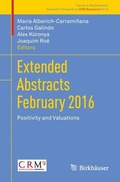 Cover: Extended Abstracts February 2016 - Birkh&auml;user