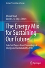 Cover: The Energy Mix for Sustaining Our Future - Springer