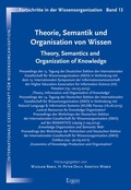 Cover: Theorie, Semantik und Organisation von Wissen - Ergon
