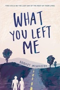 Cover: What You Left Me - Sourcebooks Fire