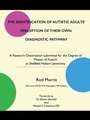 Cover: The Identification of Autistic Adults' Perception of Their Own Diagnostic Pathway - Trafford Publishing