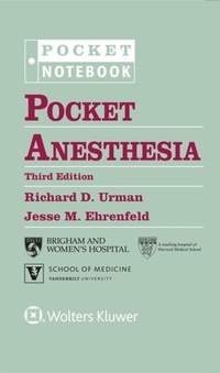 Abbildung von: Pocket Anesthesia - WOLTERS KLUWER HEALTH