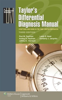 Abbildung von: Taylor's Differential Diagnosis Manual - WOLTERS KLUWER HEALTH