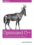 Cover: Optimized C++ - O'Reilly