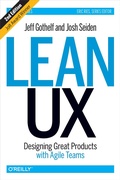 Cover: Lean UX - O'Reilly