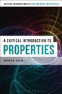Cover: A Critical Introduction to Properties - Bloomsbury Academic