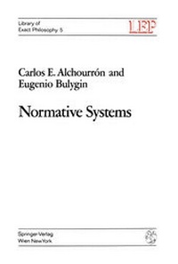 Enlarge image Cover: Normative Systems - Springer
