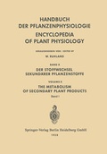Cover: Der Stoffwechsel Sekund&auml;rer Pflanzenstoffe / The Metabolism of Secondary Plant Products - Springer