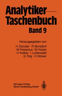 Abbildung von: Analytiker-Taschenbuch - Springer