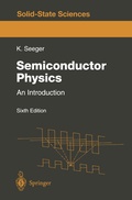 Cover: Semiconductor Physics - Springer