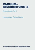 Cover: Vakuumbeschichtung - Springer