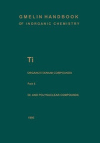 Abbildung von: Di- and Polynuclear Compounds 5 - Springer