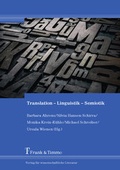 Cover: Translation - Linguistik - Semiotik - Frank & Timme