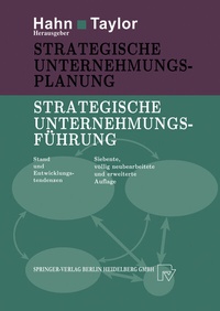 Abbildung von: Strategische Unternehmungsplanung - Strategische Unternehmungsführung - Physica
