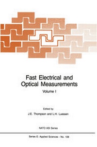 Enlarge image Cover: Fast Electrical and Optical Measurements - Springer