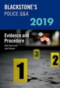 Cover: Blackstone's Police Q&A 2019 Volume 2: Evidence and Procedure - Oxford University Press