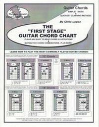 Enlarge image Cover: The "First Stage" Guitar Chord Chart - Learn How to Play the Most Commonly Played Guitar Chords! - First Stage Concepts