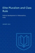 Cover: Elite Pluralism and Class Rule - University of Toronto Press