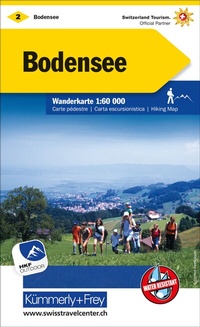 Abbildung von: Kümmerly+Frey Wanderkarte 2 Bodensee 1:60.000 - Hallwag Kümmerly+Frey