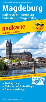 Abbildung von: Magdeburg, Halberstadt - Bernburg, Helmstedt - Tangerhütte - Freytag-Berndt und ARTARIA