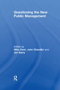 Cover: Questioning the New Public Management - Routledge