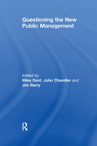 Enlarge image Cover: Questioning the New Public Management - Routledge