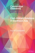 Cover: Civil-Military Relations in Southeast Asia - Cambridge University Press