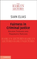 Cover: Fairness in Criminal Justice - Cambridge University Press