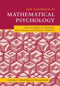 Enlarge image Cover: New Handbook of Mathematical Psychology: Volume 2, Modeling and Measurement - Cambridge University Press