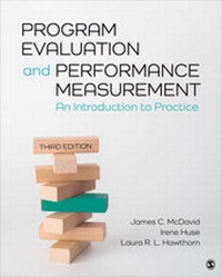 Enlarge image Cover: Program Evaluation and Performance Measurement - SAGE Publications Inc