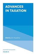 Cover: Advances in Taxation - Emerald Publishing Limited