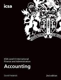 Enlarge image Cover: Accounting - ICSA Publishing Ltd
