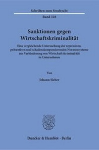 Abbildung von: Sanktionen gegen Wirtschaftskriminalität - Duncker & Humblot