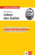 Cover: Klett Lekt&uuml;rehilfen Bertolt Brecht, Leben des Galilei - Klett