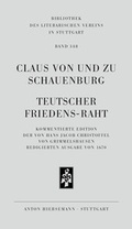 Cover: Teutscher Friedens-Raht - Hiersemann, A