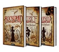Cover: Buchland Band 1-3 (Hardcover): Buchland / Beatrice. R&uuml;ckkehr ins Buchland / Bibliophilia. Das Ende des Buchlands: Die komplette Trilogie als Hardcover-Ausgabe - Acabus Verlag